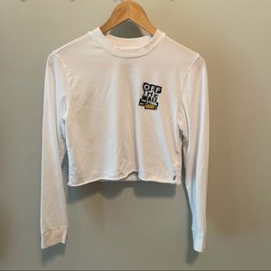 Vans long sleeve crop tee